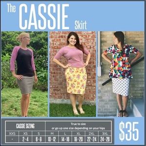 LuLaRoe Cassie Skirt